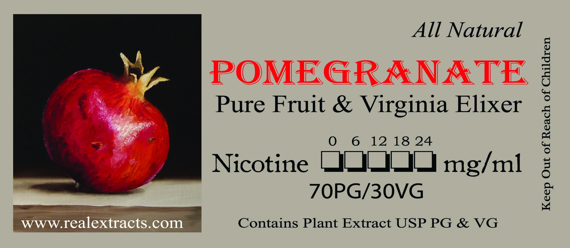 POMEGRANATE Label